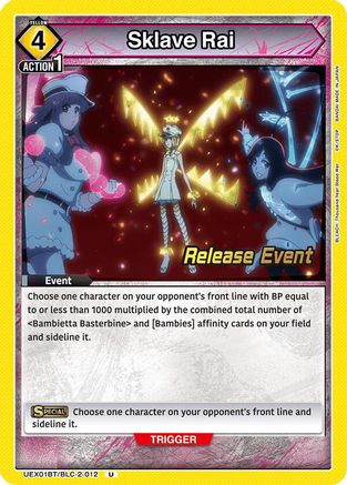 Image of Sklave Rai (UEX01BT/BLC-2-012) - UEX01BT BLEACH ThousandYear Blood War Vol2 Release Event Cards