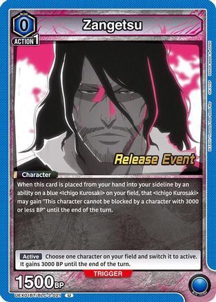 Image of Zangetsu (UEX01BT/BLC-2-021) - UEX01BT BLEACH ThousandYear Blood War Vol2 Release Event Cards