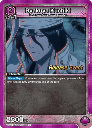 Image of Byakuya Kuchiki (053) (UEX01BT/BLC-2-053) - UEX01BT BLEACH ThousandYear Blood War Vol2 Release Event Cards