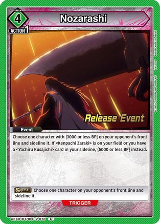 Image of Nozarashi (UEX01BT/BLC-2-073) - UEX01BT BLEACH ThousandYear Blood War Vol2 Release Event Cards