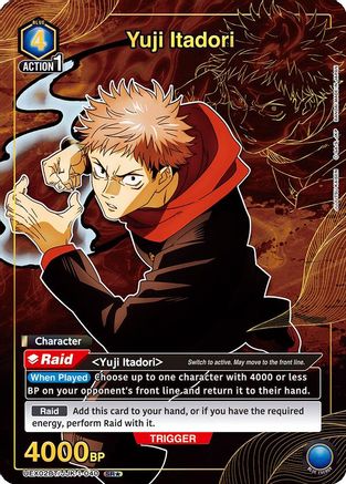 Image of Yuji Itadori (040) (SR*) (UEX02BT/JJK-1-040) - UEX02BT Jujutsu Kaisen Vol2 Foil