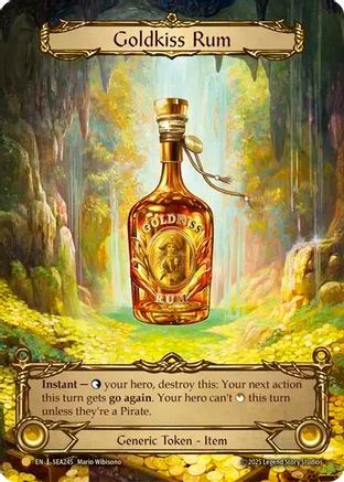 Image of Goldkiss Rum (Treasure) [SEA245] (High Seas)  Cold Foil