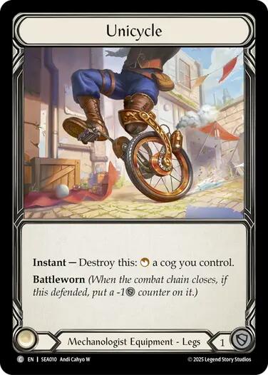 Image of Unicycle (Treasure) [SEA010] (High Seas)  Cold Foil