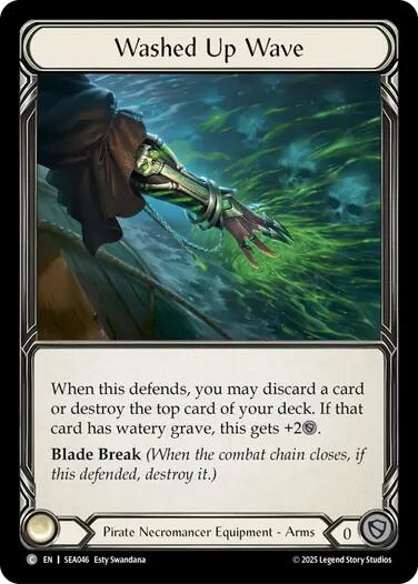 Image of Washed Up Wave (Treasure) [SEA046] (High Seas)  Cold Foil
