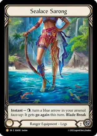 Image of Sealace Sarong (Treasure) [SEA095] (High Seas)  Cold Foil