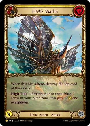 Image of HMS Marlin (Treasure) [SEA136] (High Seas)  Cold Foil