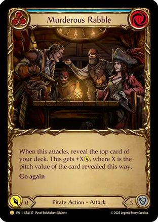 Image of Murderous Rabble (Treasure) [SEA137] (High Seas)  Cold Foil