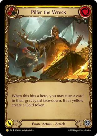 Image of Pilfer the Wreck (Yellow) (Treasure) [SEA139] (High Seas)  Cold Foil
