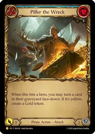 Image of Pilfer the Wreck (Blue) (Treasure) [SEA140] (High Seas)  Cold Foil