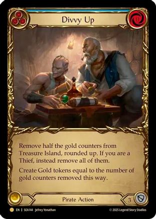Image of Divvy Up (Treasure) [SEA144] (High Seas)  Cold Foil