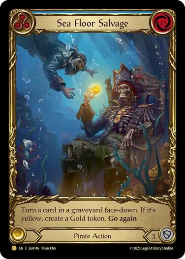 Image of Sea Floor Salvage (Treasure) [SEA146] (High Seas)  Cold Foil
