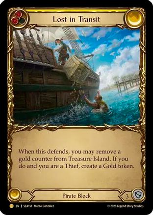 Image of Lost in Transit (Treasure) [SEA151] (High Seas)  Cold Foil