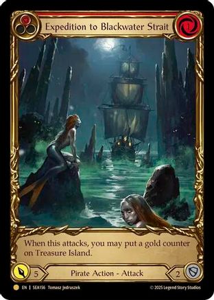 Image of Expedition to Blackwater Strait (Treasure) [SEA156] (High Seas)  Cold Foil