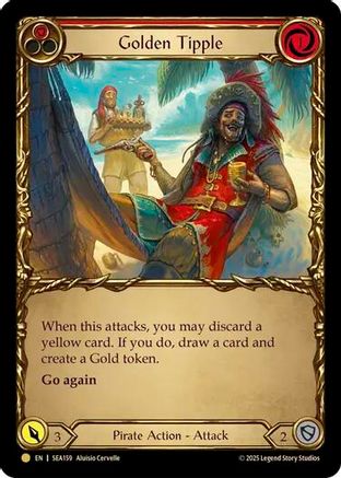 Image of Golden Tipple (Red) (Treasure) [SEA159] (High Seas)  Cold Foil