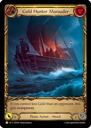 Image of Gold Hunter Marauder (Treasure) [SEA164] (High Seas)  Cold Foil
