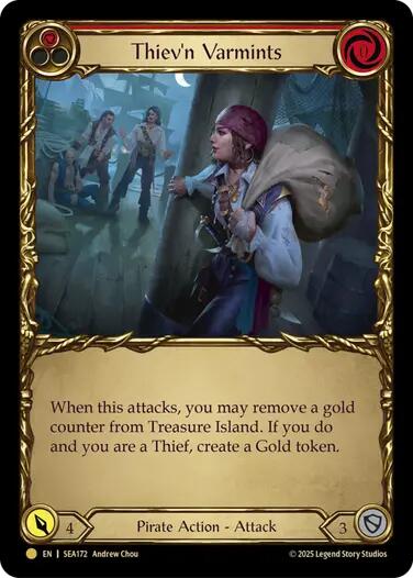 Image of Thiev'n Varmints (Treasure) [SEA172] (High Seas)  Cold Foil