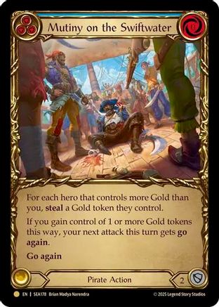Image of Mutiny on the Swiftwater (Treasure) [SEA178] (High Seas)  Cold Foil