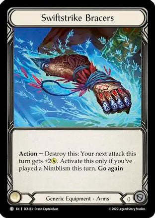 Image of Swiftstrike Bracers (Treasure) [SEA183] (High Seas)  Cold Foil