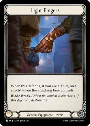 Image of Light Fingers (Treasure) [SEA184] (High Seas)  Cold Foil