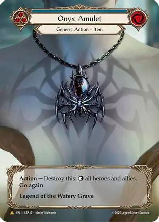 Image of Onyx Amulet (Treasure) [SEA191] (High Seas)  Cold Foil