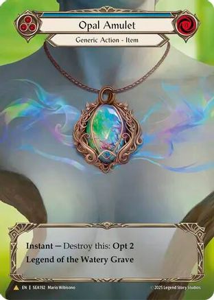 Image of Opal Amulet (Treasure) [SEA192] (High Seas)  Cold Foil
