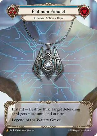 Image of Platinum Amulet (Treasure) [SEA194] (High Seas)  Cold Foil