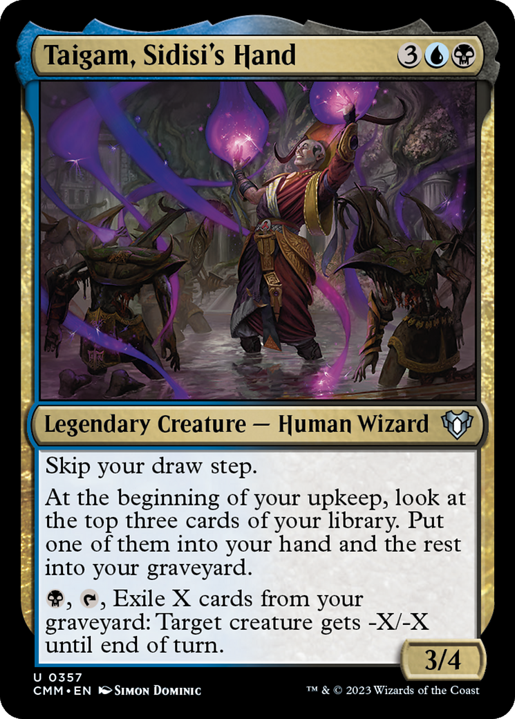 Image of Taigam, Sidisi's Hand [Commander Masters]