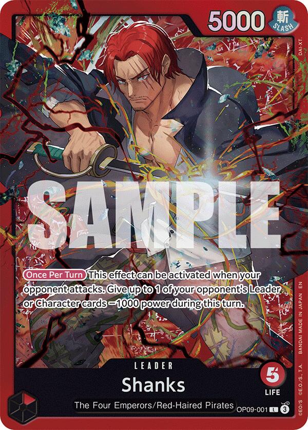 Image of Shanks (OP09-001) [Starter Deck: Red Shanks]