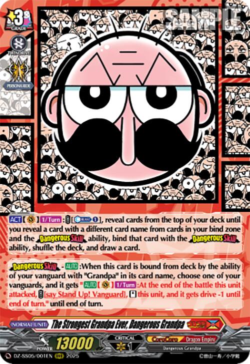 Image of The Strongest Grandpa Ever, Dangerous Grandpa (DZ-SS05/001EN) [CoroCoro Start Deck Pack]