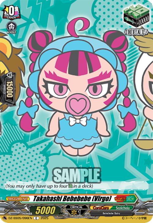 Image of Takahashi Bebebebe (Virgo) (DZ-SS05/096EN) [CoroCoro Start Deck Pack]