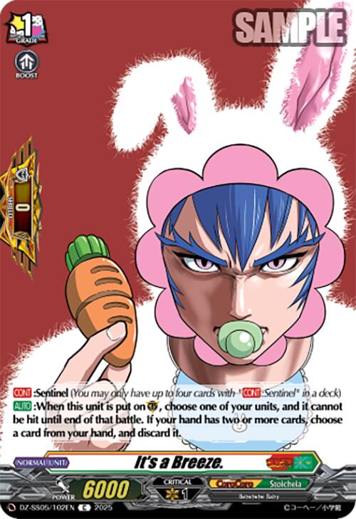 Image of It's a Breeze. (DZ-SS05/102EN) [CoroCoro Start Deck Pack]