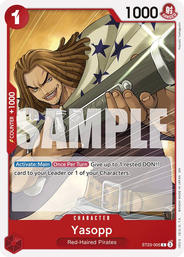Image of Yasopp [Starter Deck: Red Shanks]