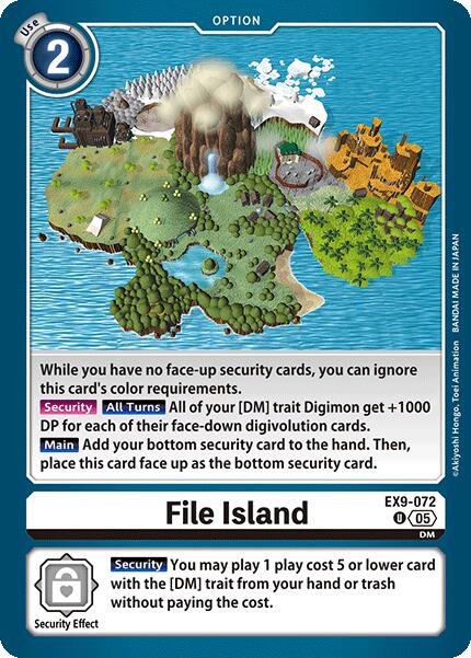 Image of File Island [EX9-072] [Versus Monsters]
