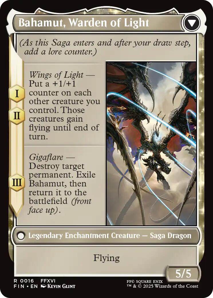 Image of Dion, Bahamut's Dominant // Bahamut, Warden of Light [FINAL FANTASY]