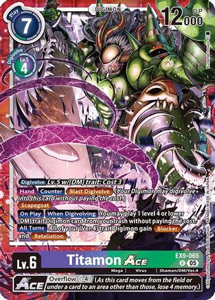 Image of Titamon ACE [EX9-065] [Versus Monsters]