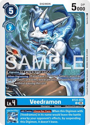 Image of Veedramon [BT22-022] [Cyber Eden]
