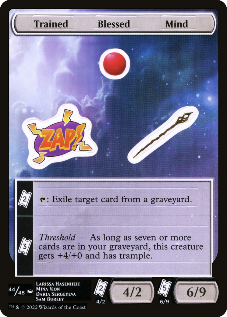 Image of Trained Blessed Mind [Unfinity Stickers]