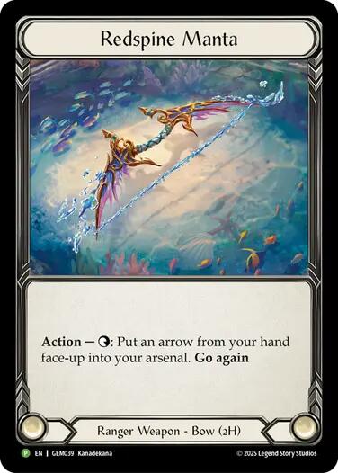 Image of Redspine Manta [GEM039] (GEM Pack 2)  Cold Foil