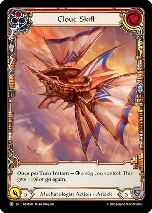 Image of Cloud Skiff (Red) [GEM041] (GEM Pack 2)