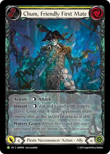 Image of Chum, Friendly First Mate [GEM046] (GEM Pack 2)  Rainbow Foil