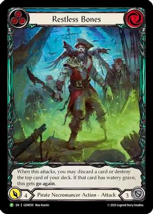 Image of Restless Bones (Blue) [GEM050] (GEM Pack 2)