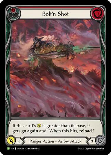 Image of Bolt'n Shot (Red) [GEM058] (GEM Pack 2)