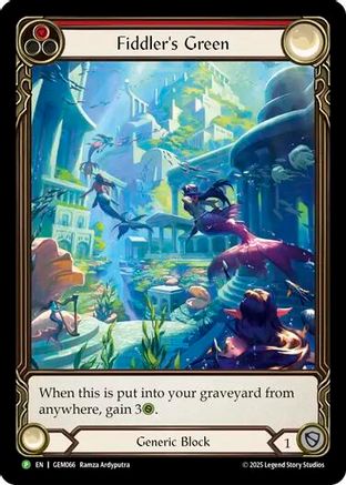 Image of Fiddler's Green (Red) [GEM066] (GEM Pack 2)