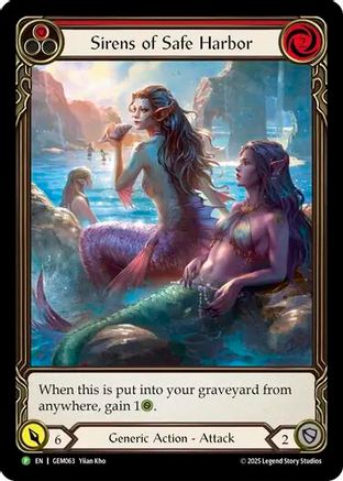 Image of Sirens of Safe Harbor (Red) [GEM063] (GEM Pack 2)