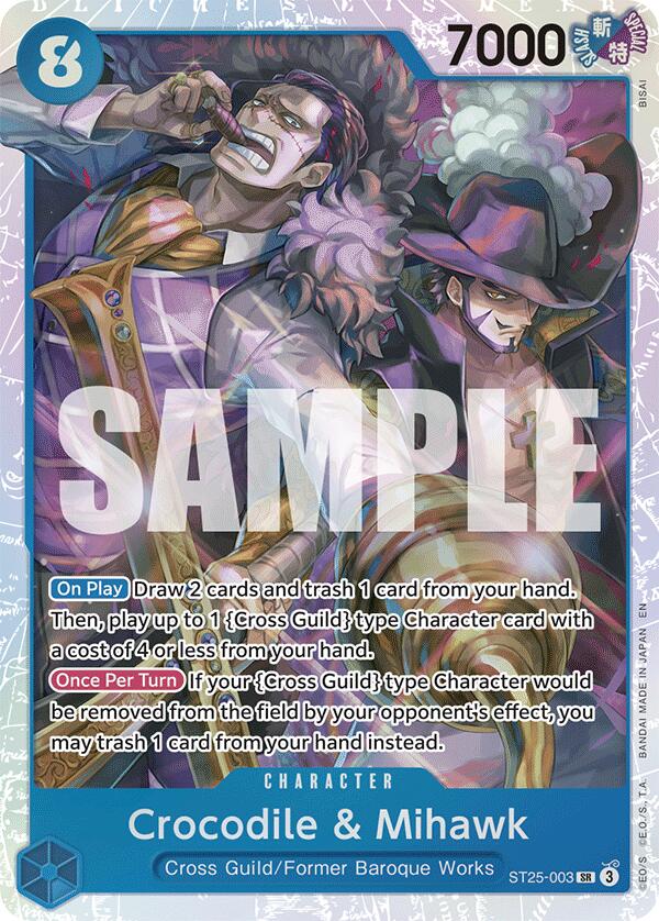 Image of Crocodile & Mihawk [Starter Deck: Blue Buggy]