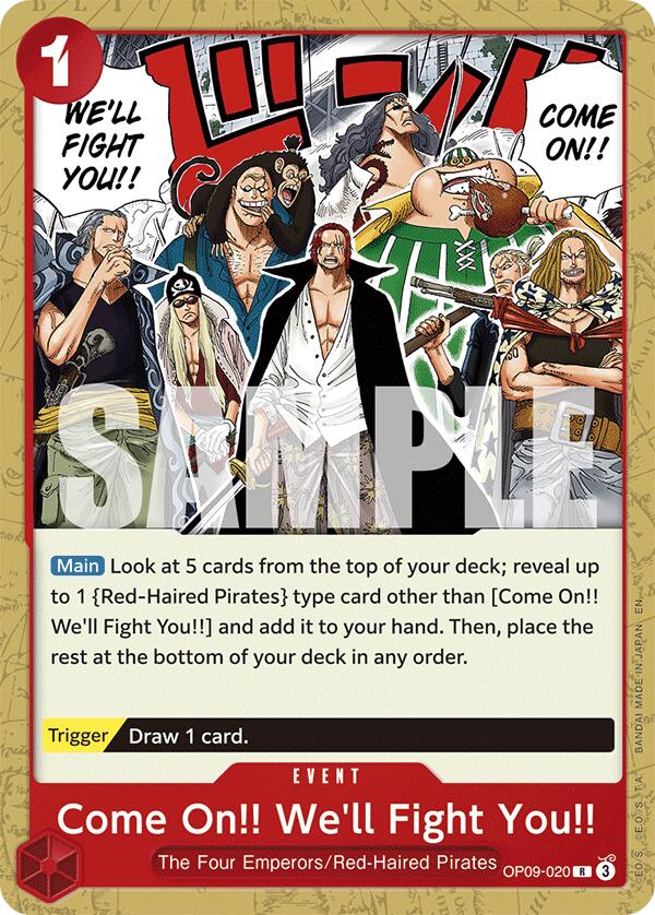 Image of Come On!! We'll Fight You!! (Reprint) [Starter Deck: Red Shanks]