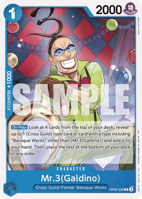 Image of Mr.3(Galdino) (Reprint) [Starter Deck: Blue Buggy]
