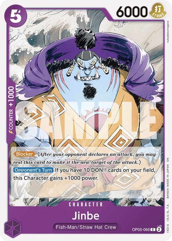 Image of Jinbe (Reprint) [Starter Deck: Purple/Black Monkey.D.Luffy]