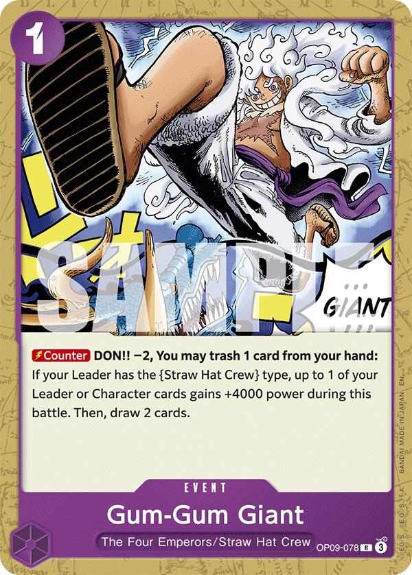 Image of Gum-Gum Giant (Reprint) [Starter Deck: Purple/Black Monkey.D.Luffy]