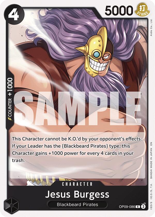 Image of Jesus Burgess (Reprint) [Starter Deck: Black Marshall.D.Teach]